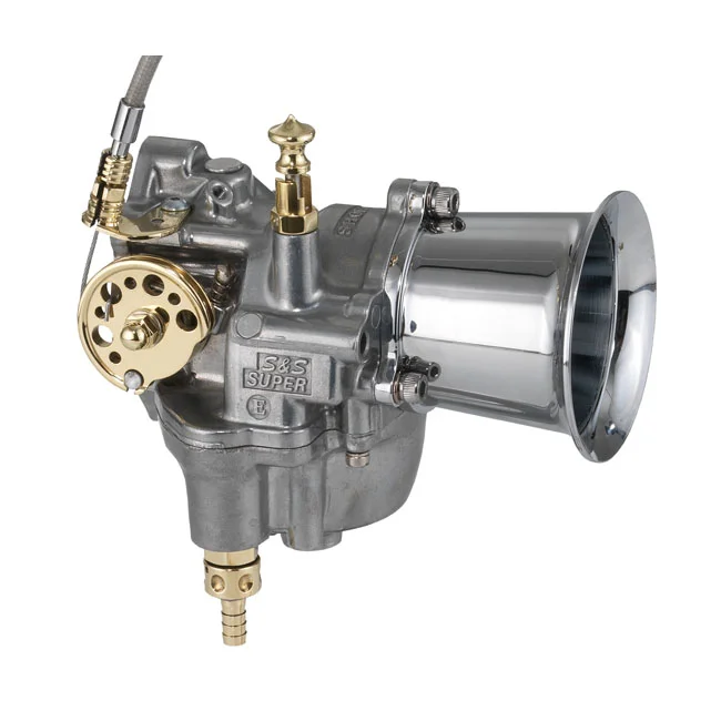Kustom Tech Kustom-Tech, brass throttle accent S&S E/G carb
