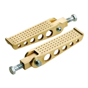 Kustom Tech Kustom Tech, cast brass knurled footpeg set