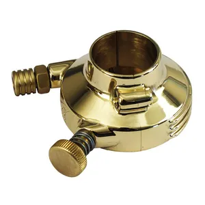 Kustom Tech K-Tech DeLuxe external throttle housing. Polished brass