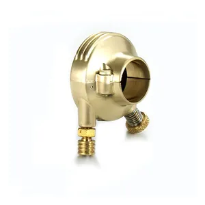 Kustom Tech K-Tech DeLuxe external throttle housing. Satin brass