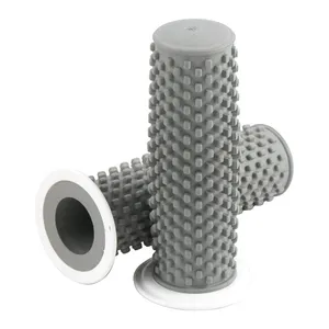 Kustom Tech K-Tech, Kustom rubber grips. Gray with white flange