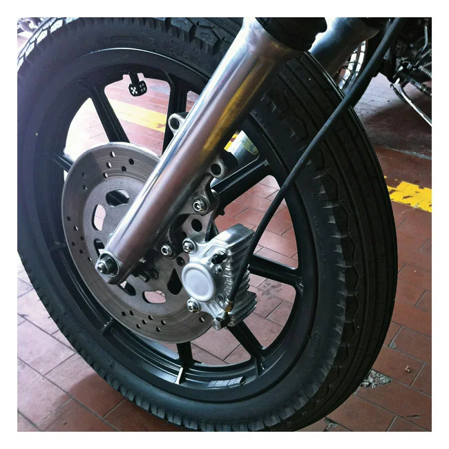 Kustom Tech K-Tech Super Freni front caliper bracket. Raw