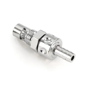 Kustom Tech Kustom Tech, in-line fuel valve for S&S E/G carb. Chrome