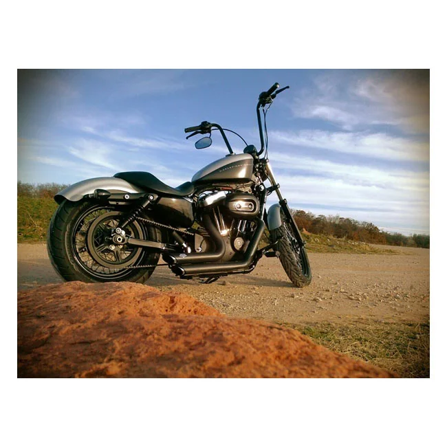 Burly HNDLBAR NARROW APE BLK 16