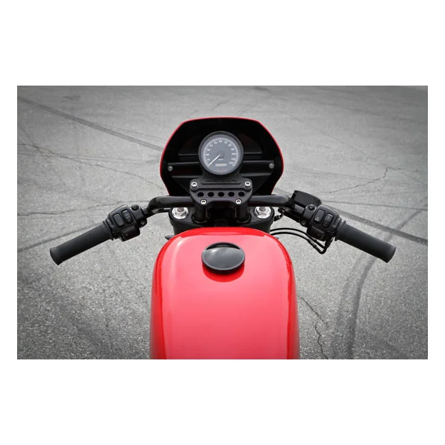 Burly 1" Clubman bar. Black