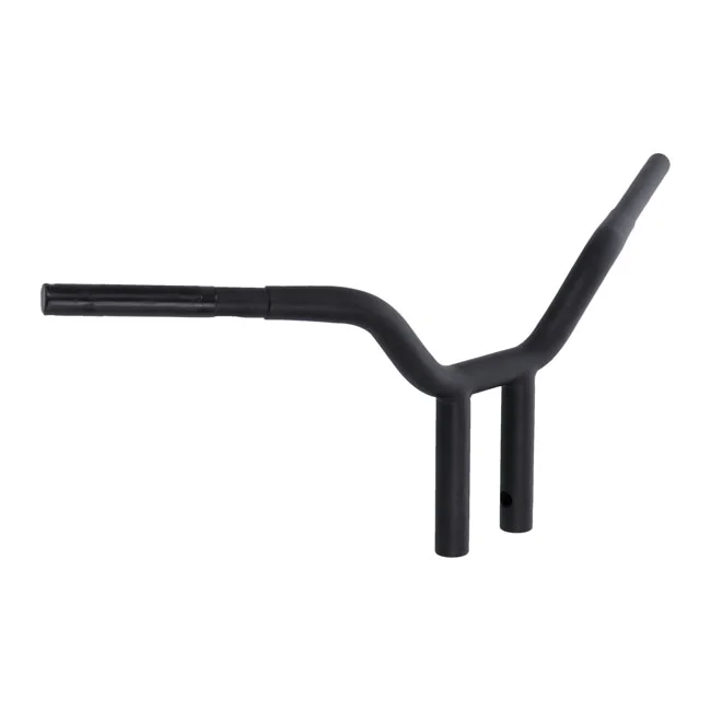 Wild1 Chubby Psycho streetfighter bar 1-1/4". Black, 10"