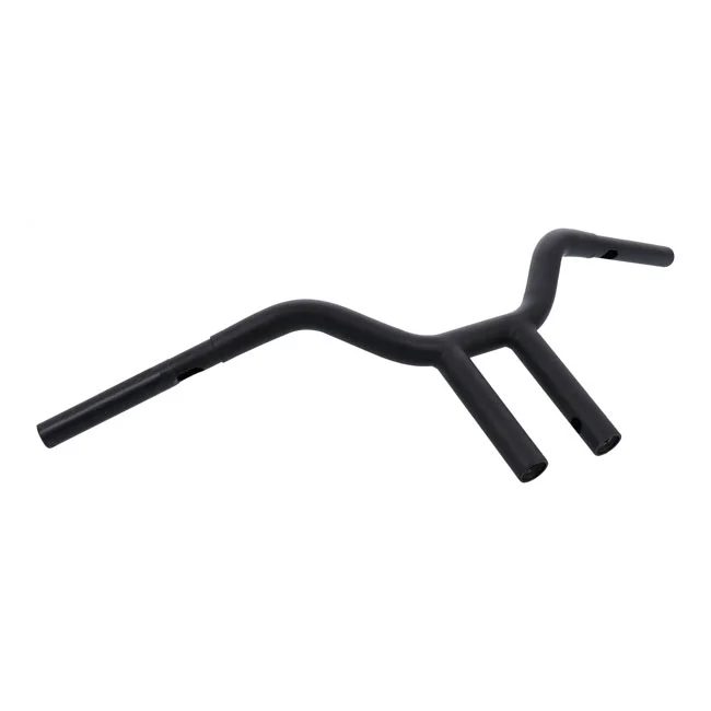 Wild1 Chubby Psycho streetfighter bar 1-1/4". Black, 10"