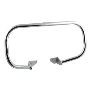 MCS Front engine guard kit, chrome