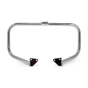 MCS Front engine guard kit, chrome