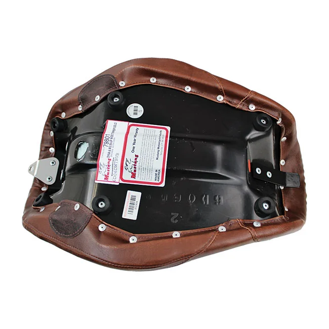 Mustang Wide Tripper solo seat. With rider backrest
