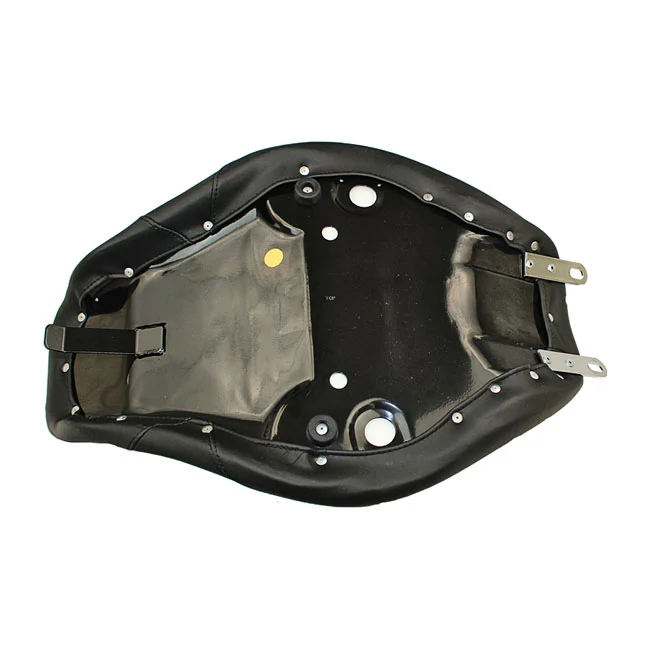 Mustang Wide Tripper solo seat. With rider backrest