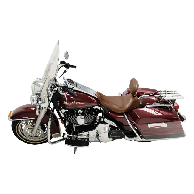 Mustang Wide Tripper solo seat. With rider backrest