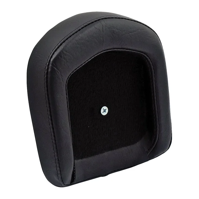Mustang OEM style sissy bar pad. Recessed. Black