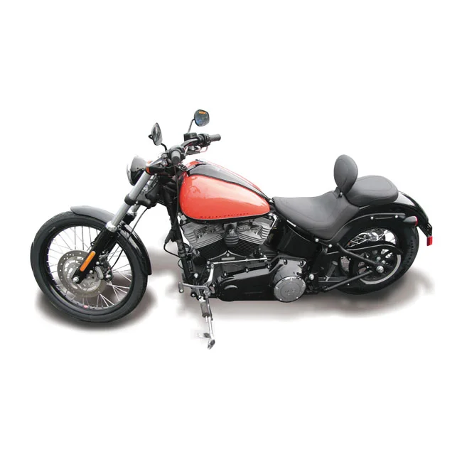 Mustang Wide Tripper solo seat. With rider backrest