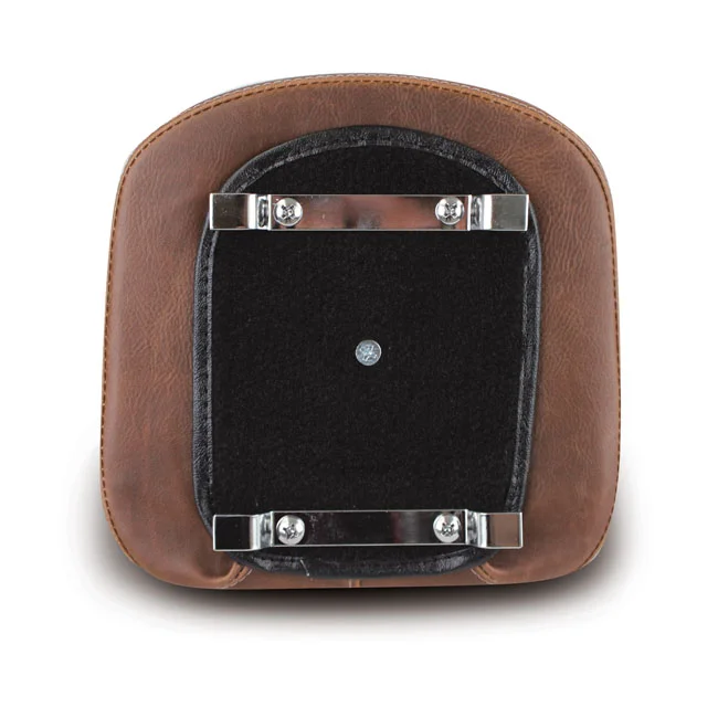 Mustang OEM style sissy bar pad. Brown. Diamond