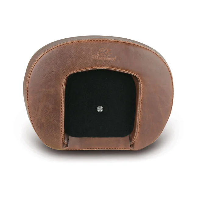 Mustang Setback sissy bar pad. Brown. Diamond