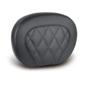 Mustang Mustang, setback sissy bar pad. Black. Diamond
