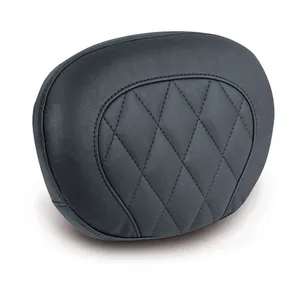 Mustang Mustang, sissy bar back pad. Black. Diamond