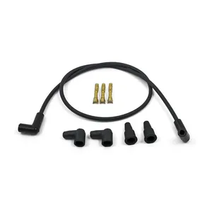 Compu-Fire Compu-Fire, 8mm spark plug 2 wire set, universal. Black