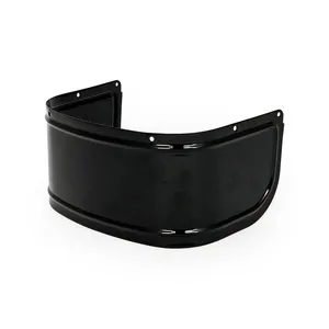 MCS Lower front fender trim. Gloss black