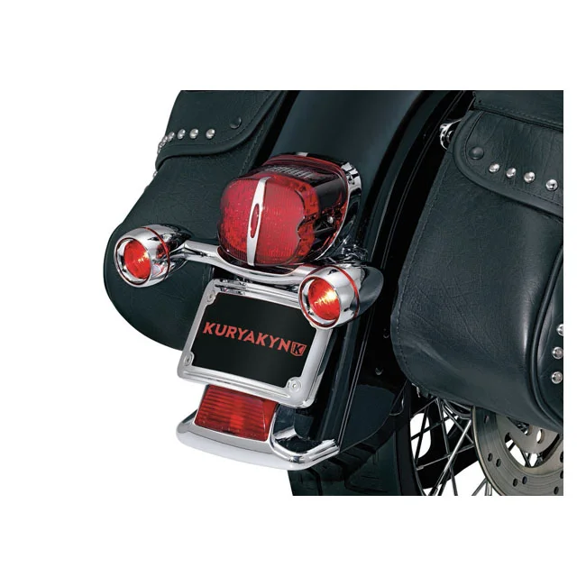 Kuryakyn Bullet light rear turn signal bar. Chrome