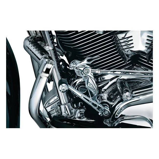 Kuryakyn Front shifter arm accent. Zombie. Chrome