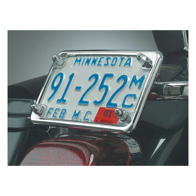 Kuryakyn Road King laydown license plate bracket