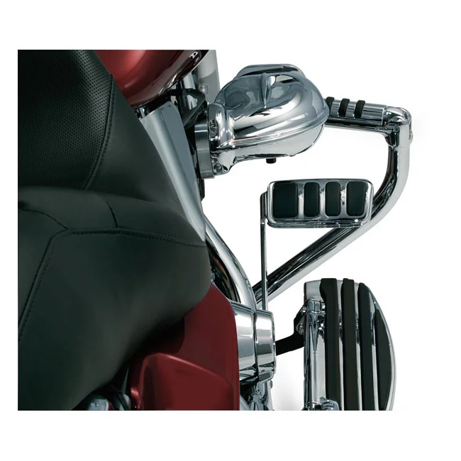 Kuryakyn Extended brake pedal pad. Chrome