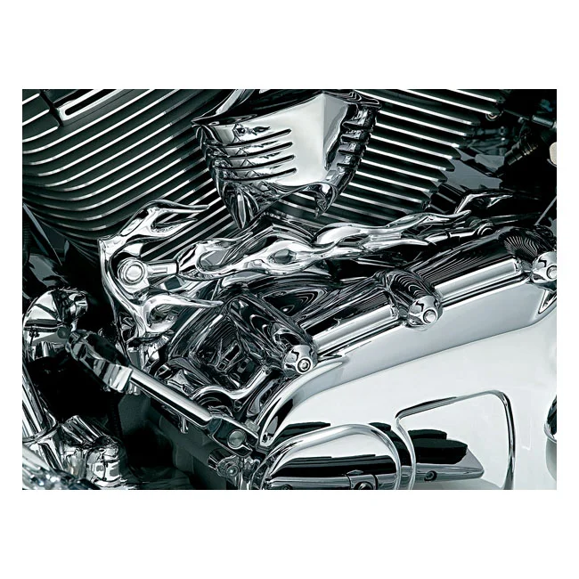 Kuryakyn Flame shifter rod. Chrome