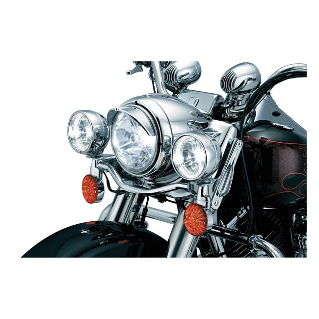 Kuryakyn 7" headlamp visor chrome