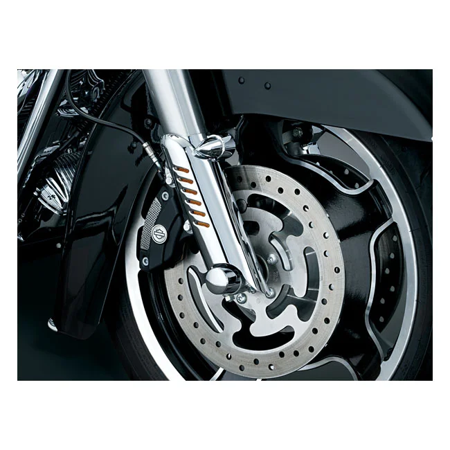 Kuryakyn Lower leg deflector shields. Chrome