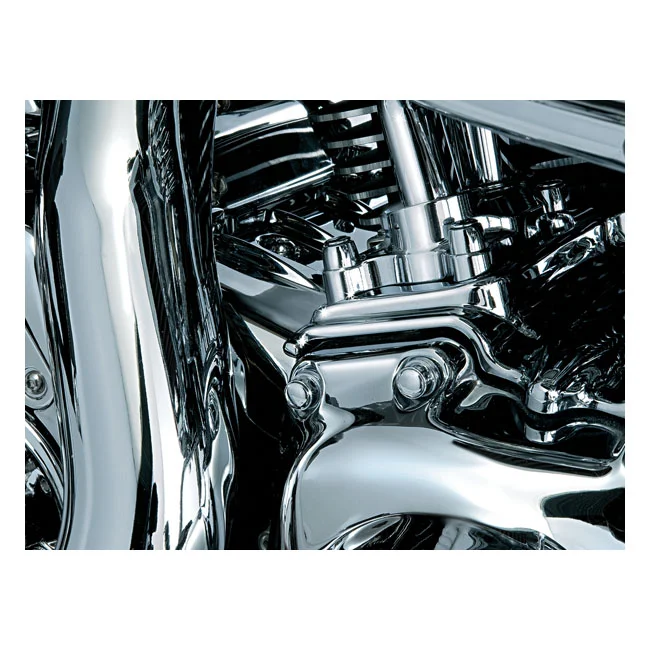 Kuryakyn Rear cylinder base cover. Chrome
