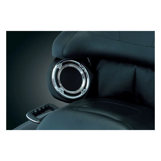 Kuryakyn Speaker accents. rear. Chrome