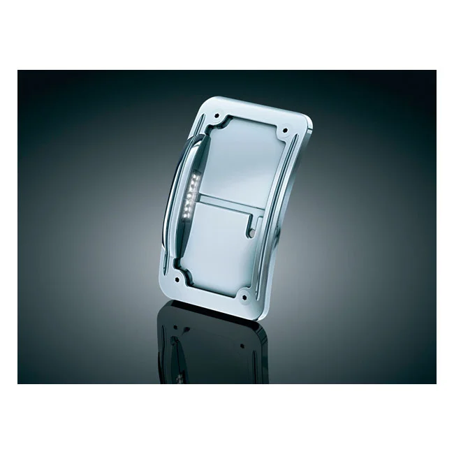 Kuryakyn Curved license plate holder, vertical