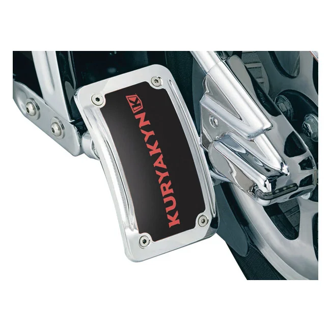 Kuryakyn Curved license plate holder, vertical