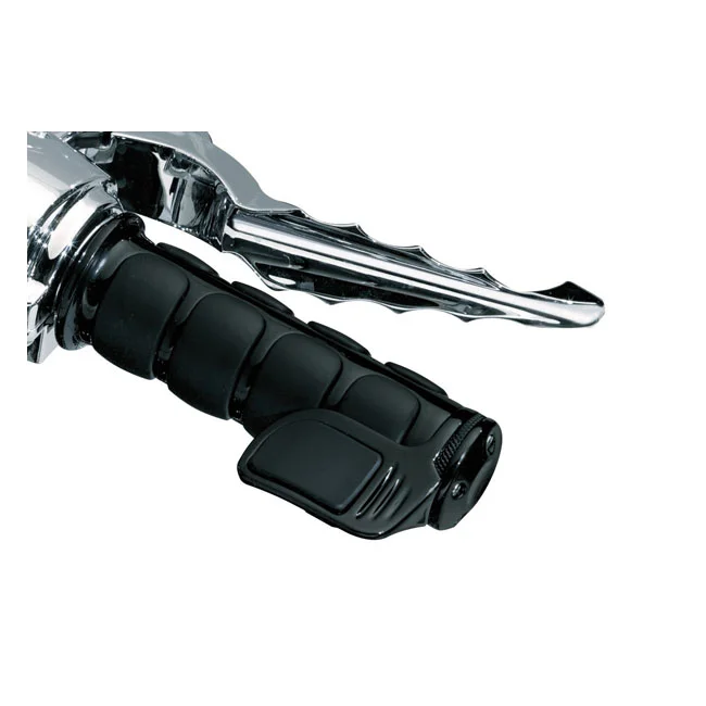 Kuryakyn ISO contoured throttle boss. right. Black