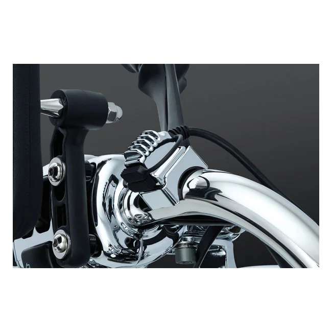 Kuryakyn Handlebar USB charger / power point. Chrome