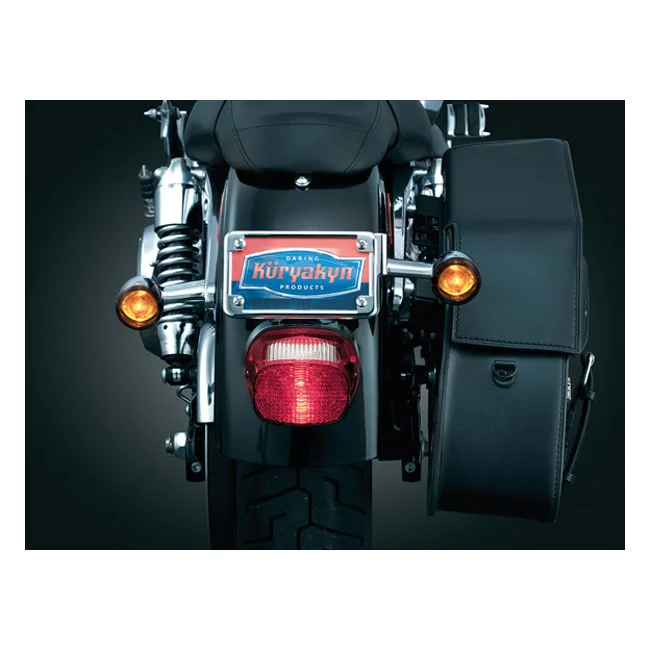 Kuryakyn Turn signal relocation kit. Chrome