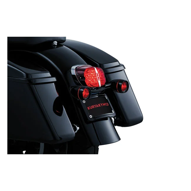 Kuryakyn Bullet light rear turn signal bar. Black