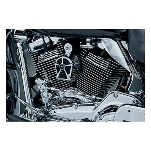Kuryakyn Kuryakyn, Mach 2 horn cover. Chrome/black mesh insert