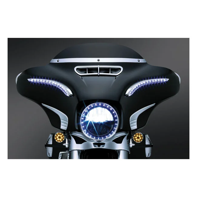 Kuryakyn Smooth windshield trim. Chrome