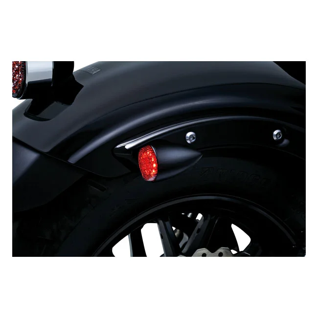 Kuryakyn Torpedo LED turn signals. Black