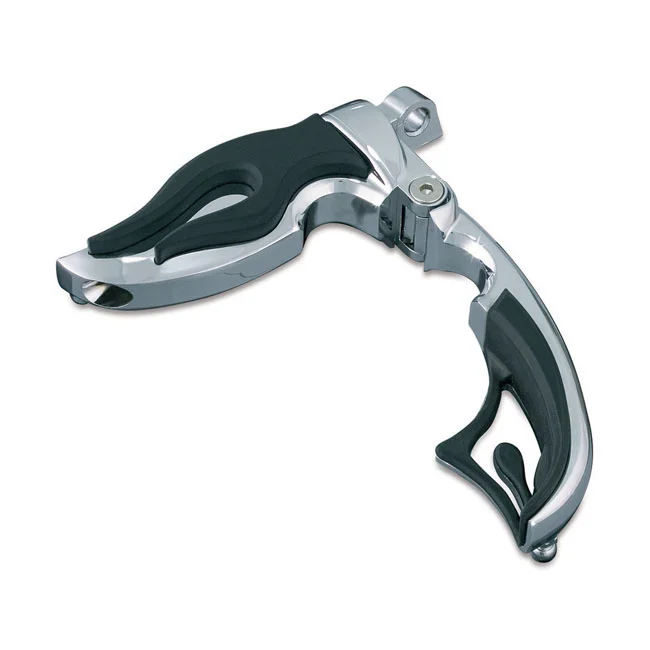 Kuryakyn Flamin'' switchblade foot pegs. Chrome