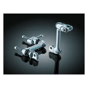 Kuryakyn Kuryakyn, Adjustable passenger offset mount set. Chrome