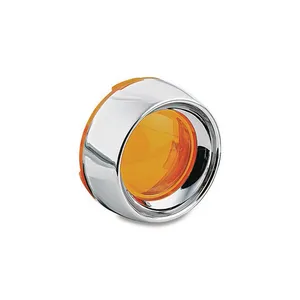 Kuryakyn Kuryakyn, turn signal recessed trim ring & lens kit. Chrome