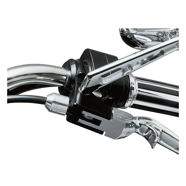 Kuryakyn Clutch cable ferrule / banjo bolt covers. Chrome