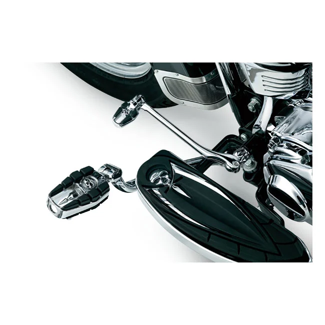 Kuryakyn Zombie foot pegs. Chrome