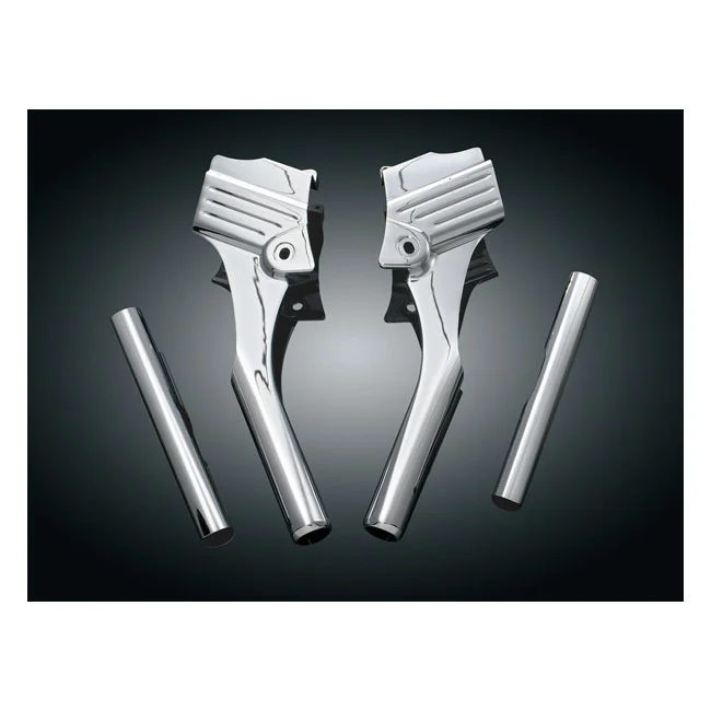 Kuryakyn FLT deluxe frame neck cover kit. Chrome