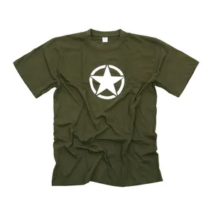 Army Surplus Army Surplus White star t-shirt green