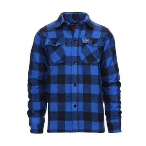 Army Surplus Lumberjack flannel shirt checkered blue/black